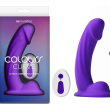 Colours Curve - Vibrating 6'' Dildo - Purple